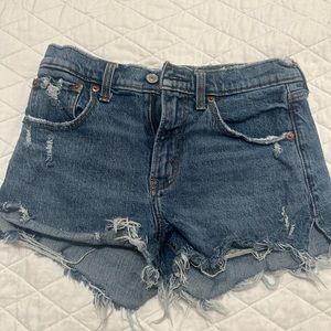 abercrombie and fitch womens jean shorts.